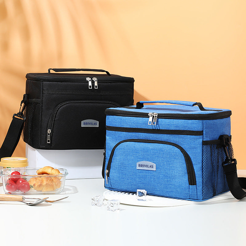 Insulated Multi-Pocket Lunch Cooler Bag