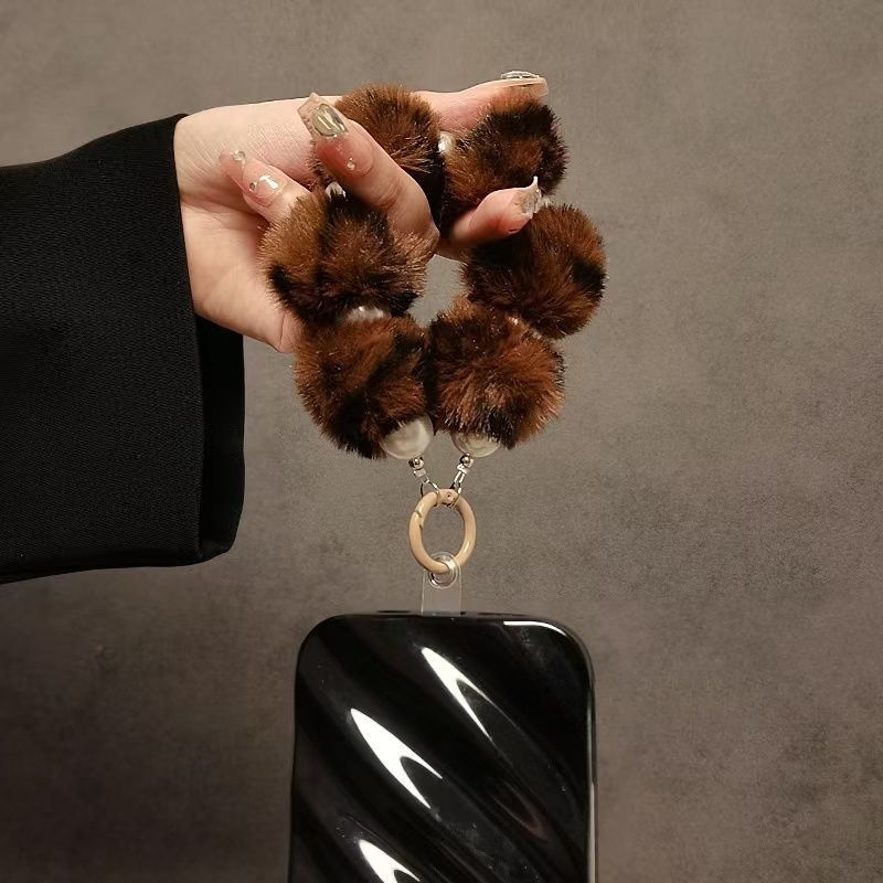 Decorative Fur Pom Pom Keychain Kalsten