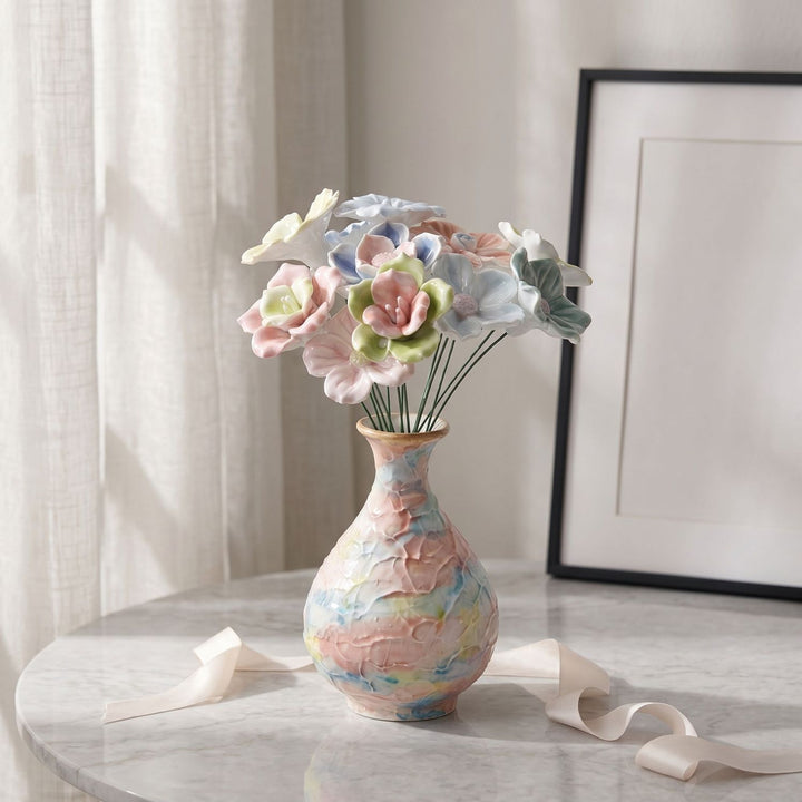 Artistic Handmade Ceramic Vase Set