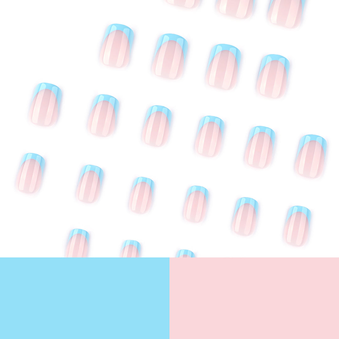 Elegant Manicure Artificial Nails with Pastel Colors Kalsten