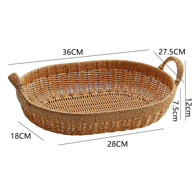 Handcrafted Wicker Storage Basket Kalsten