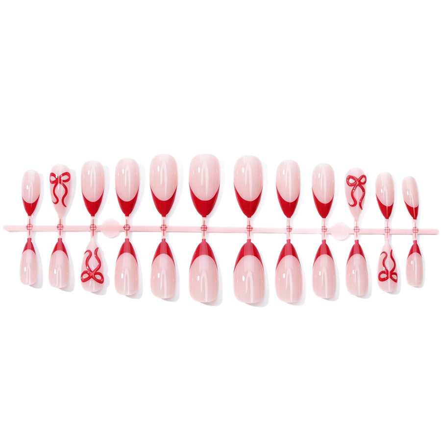 Elegant Dual-Tone Press-On Nail Set Kalsten
