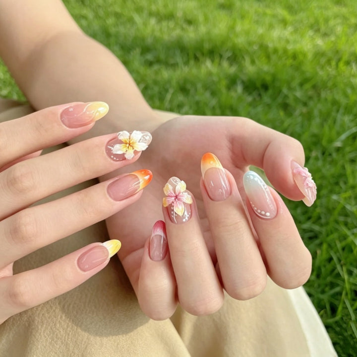 Floral Nail Art Extensions