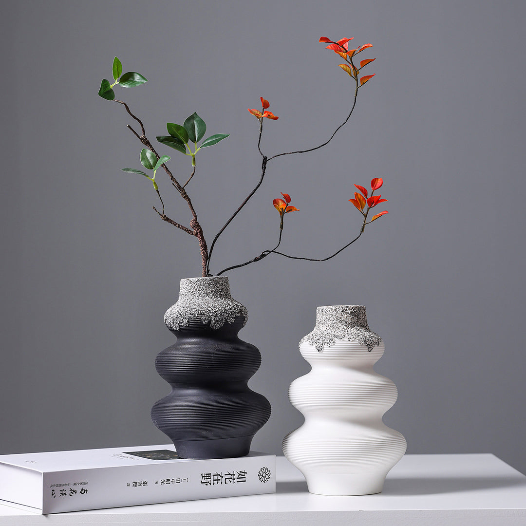 Artistic Texture Earthenware Vase