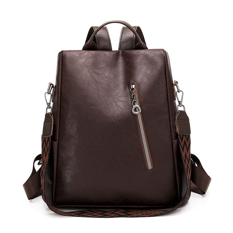 Elegant Faux Leather Backpack Kalsten