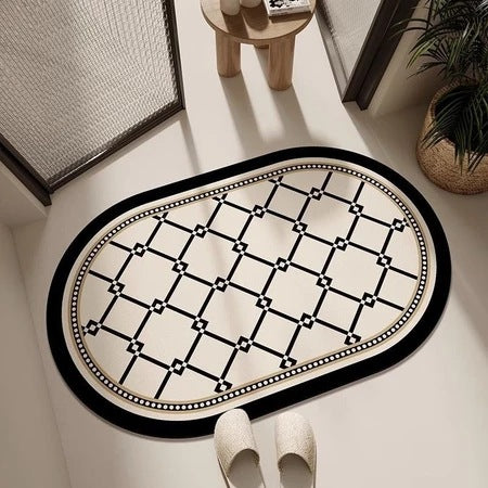 Geometric Patterned Soft Area Rug