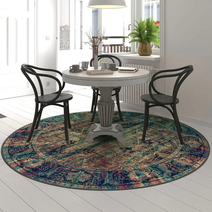 Home Decor Elegant Round Area Rug