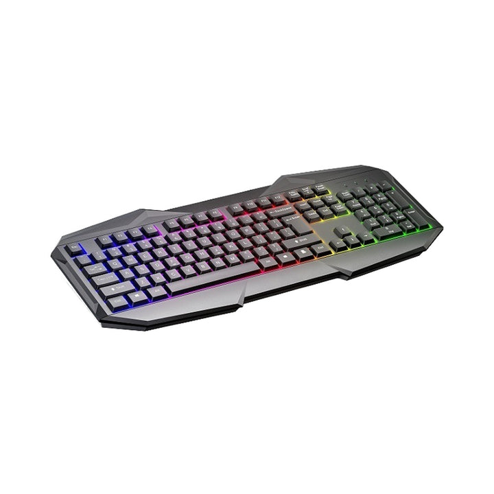 Rgb illuminated gaming keyboard with ergonomic design Kalsten