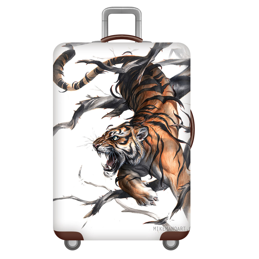 Unisex Hard-shell Travel Suitcase with Funny Panda Design Kalsten