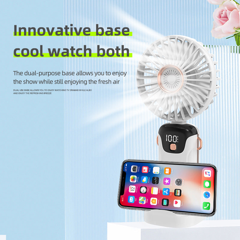 Women's portable table fan with LED display Kalsten