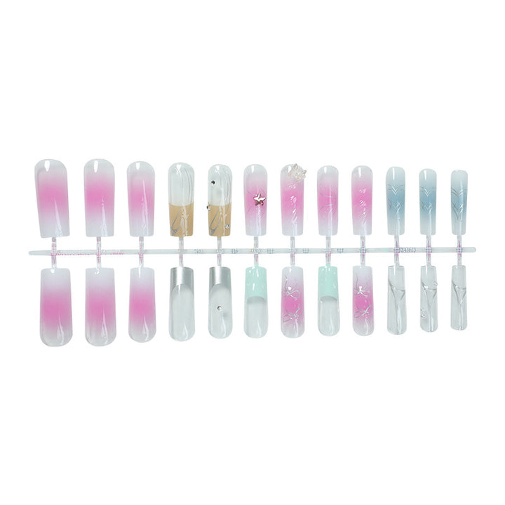Gradient Press-On Nail Art Set Kalsten