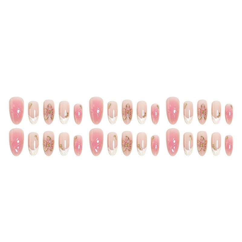Floral Design Press-On Nail Set Kalsten