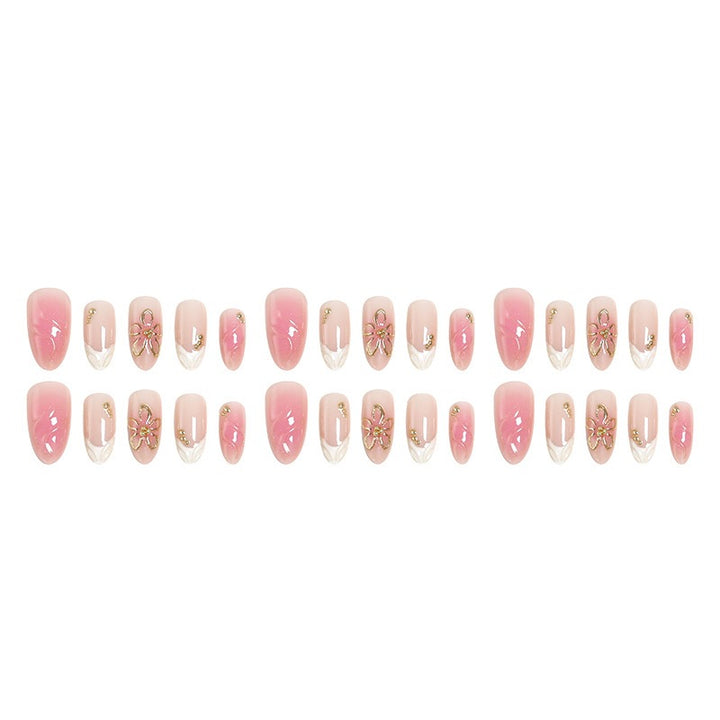 Floral Design Press-On Nail Set Kalsten