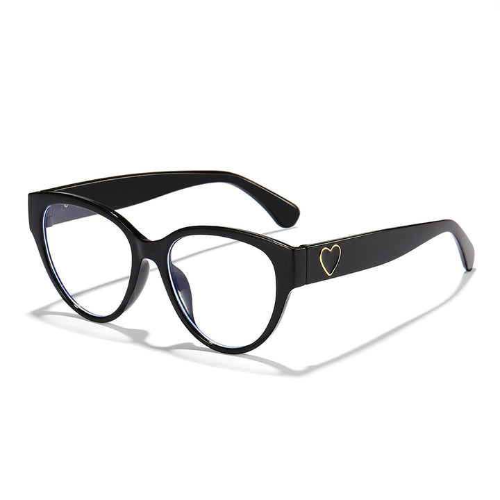 Ladies Cat-Eye Sunglasses with Heart-Shaped Detail and UV Protection Kalsten