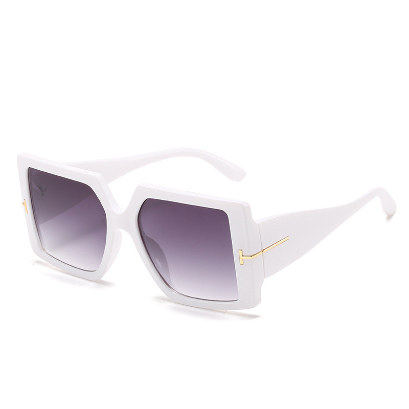 Oversized Geometric Shield Sunglasses Kalsten