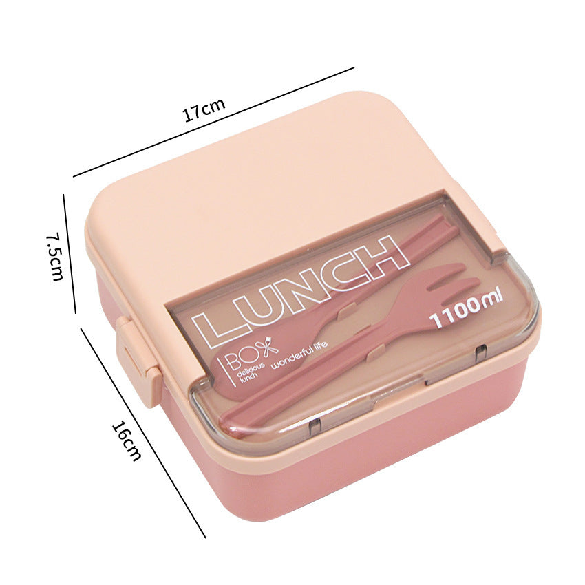Portable Lunch Box with Cutlery