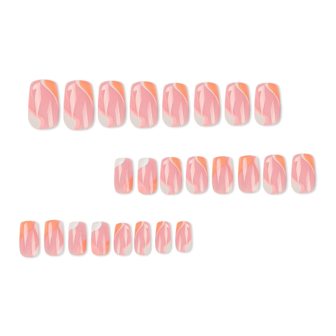 Elegant artificial nail extensions with modern gradient Kalsten