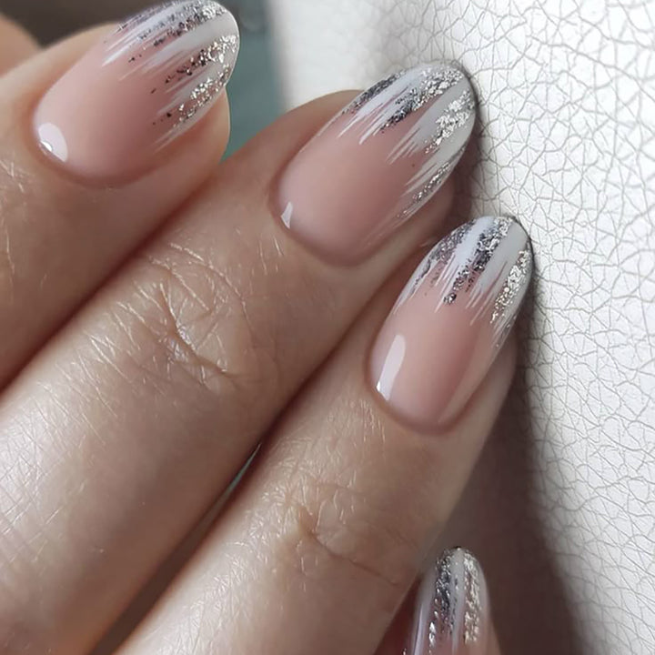 Stylish Glitter Gradient Nail Art Extensions Kalsten