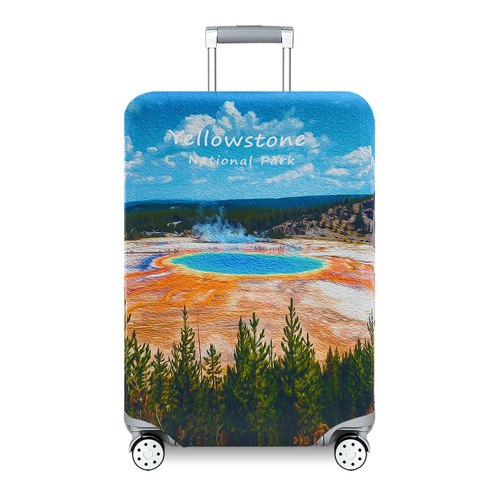 Women's Travel Suitcase with Colorful Floral Design Kalsten