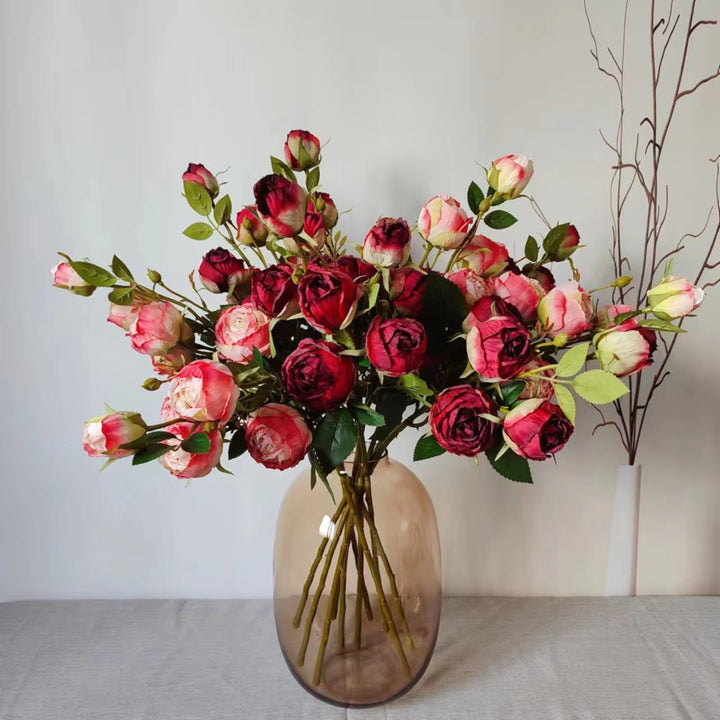 Lifelike Rose Floral Stem