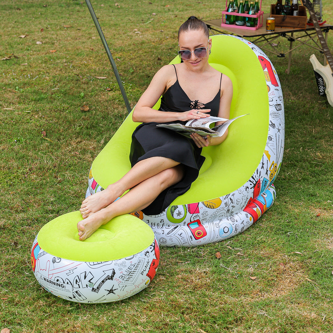 Women's Inflatable Comfort Sofa with Ergonomic Backrest Kalsten