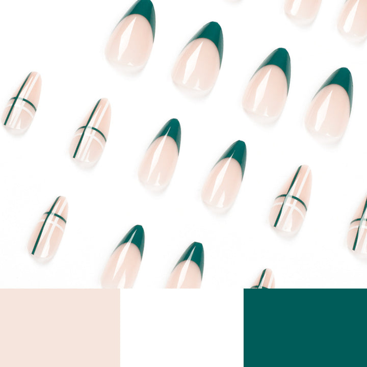 Artful nail art with modern geometric design Kalsten