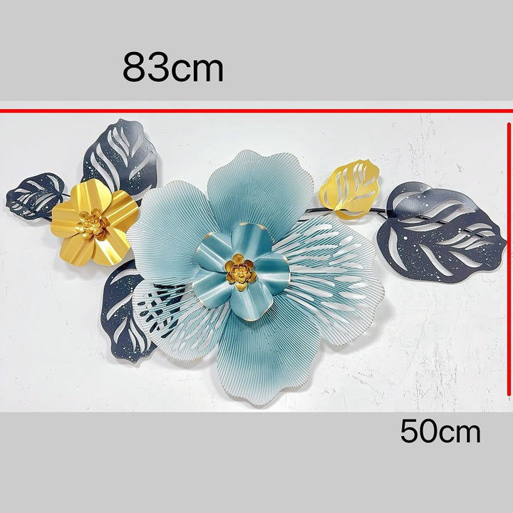 Floral Metal Wall Art Sculpture Kalsten