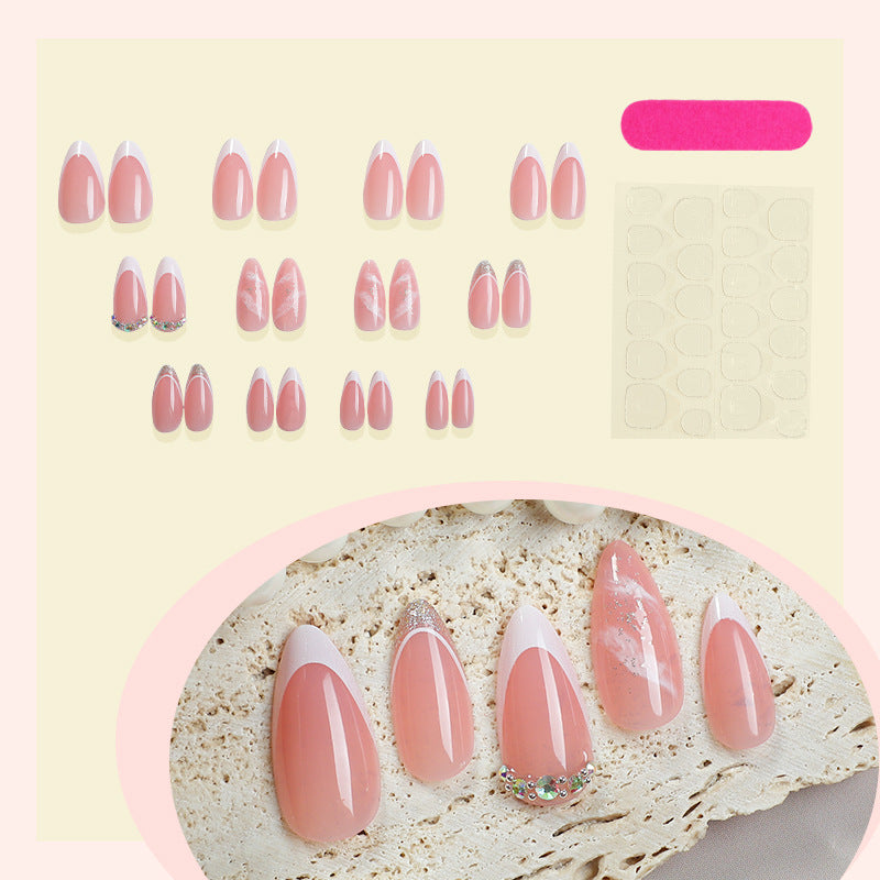 Premium Decorative Press-On Nail Set with Artistic Finishing Kalsten