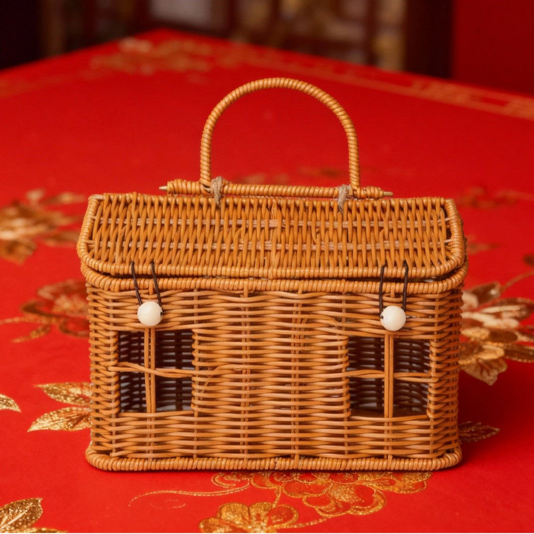 Handcrafted Wicker Picnic Basket Kalsten