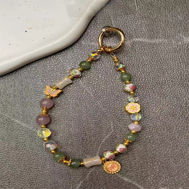 Decorative Beaded Charm Keychain Kalsten 1790135355