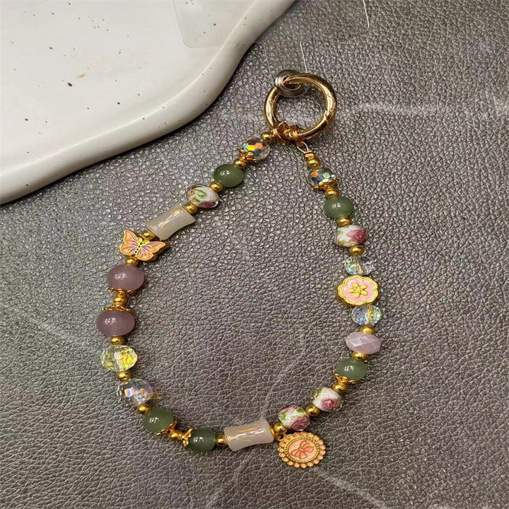 Decorative Beaded Charm Keychain Kalsten 1790135355