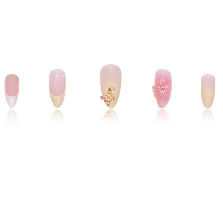 Floral-Inspired Decorative Press-On Nail Extensions Kalsten