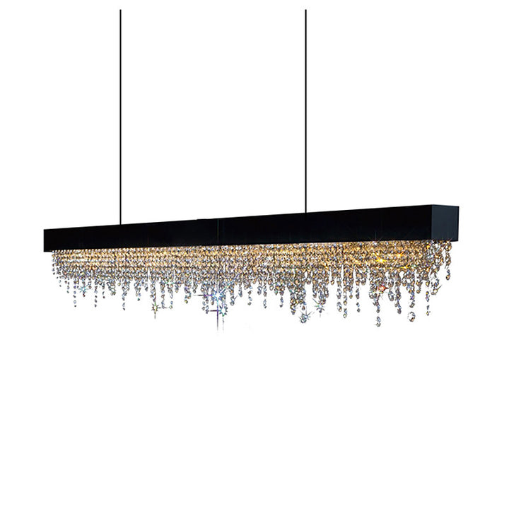 Elegant Crystal Linear Chandelier