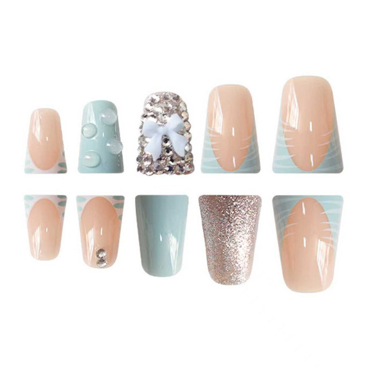 Decorative 3D Press-On Nail Extensions Kalsten