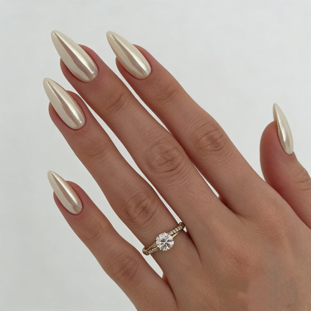Elegant Artificial Nails In High-Gloss Finish Kalsten
