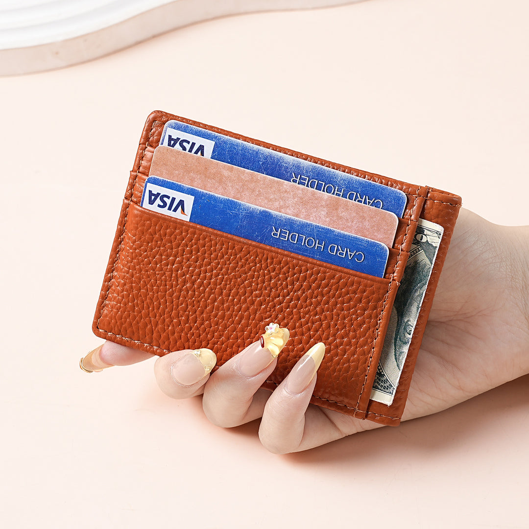 Textured Leather Wallet