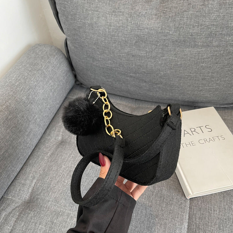 WoStylish Faux Fur Mini Handbag Kalsten