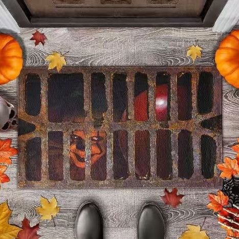 Horror-Themed Welcome Mat Kalsten