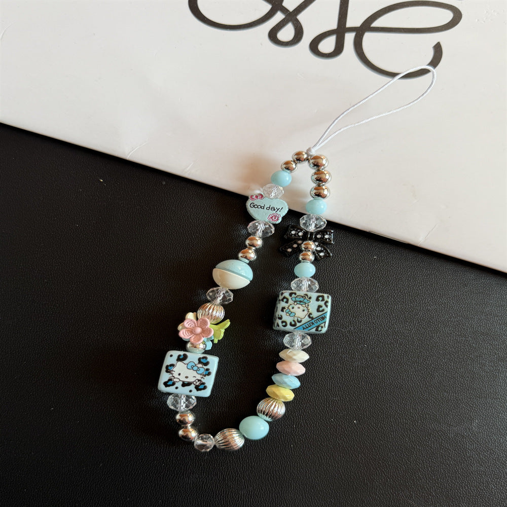 Charming Beaded Phone Charm Kalsten