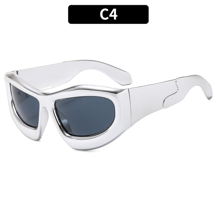 Futuristic Sport Shield Sunglasses