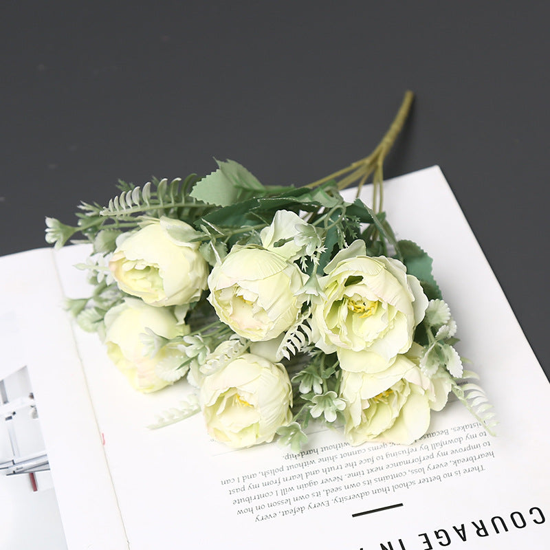 Lifelike Artificial Peony Bouquet