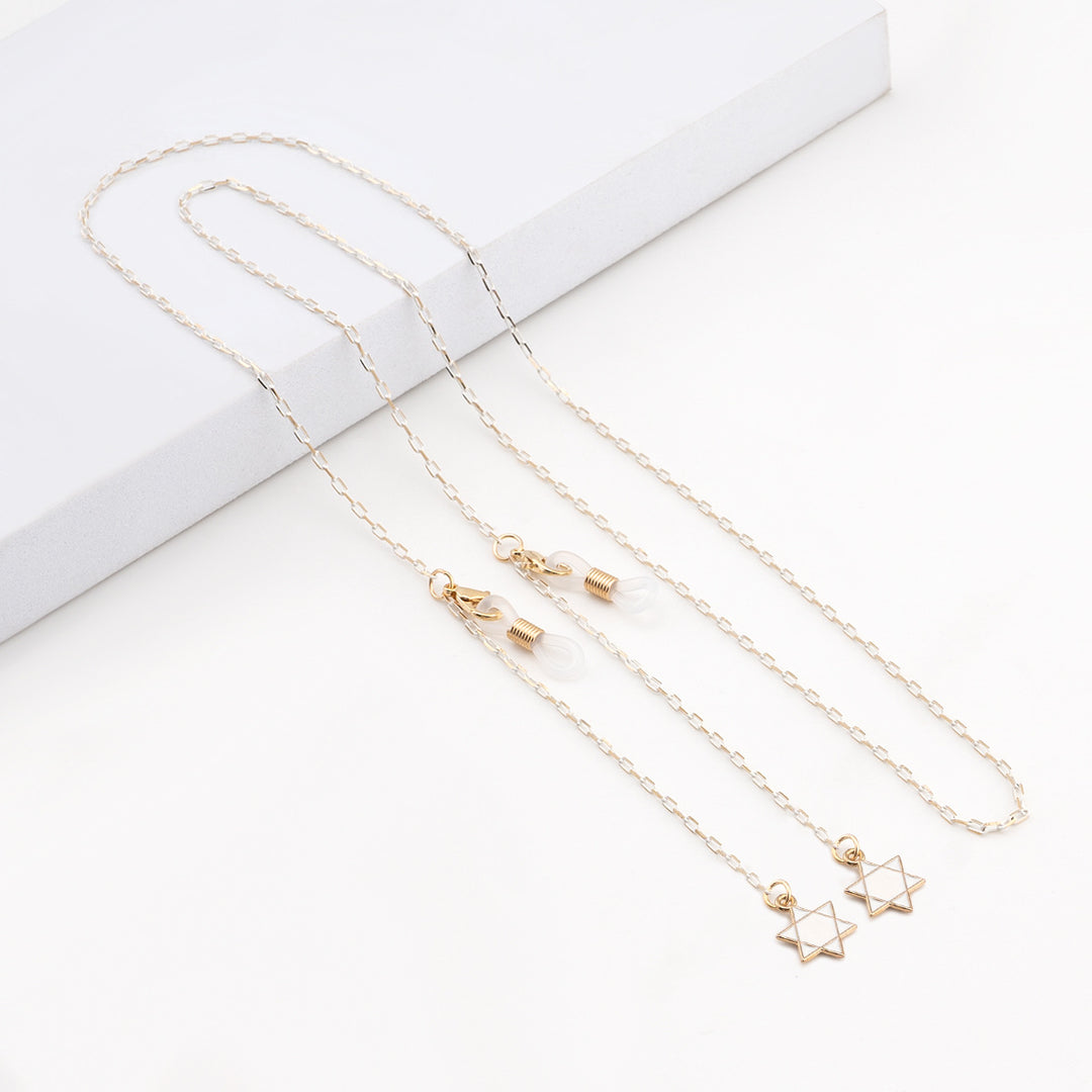 Elegant Geometric Eyewear Chain Kalsten