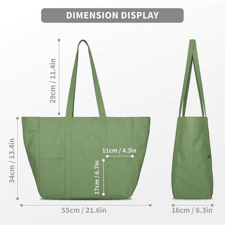 Multifunctional and Spacious Shopping Bag with Practically Designed Compartments Kalsten
