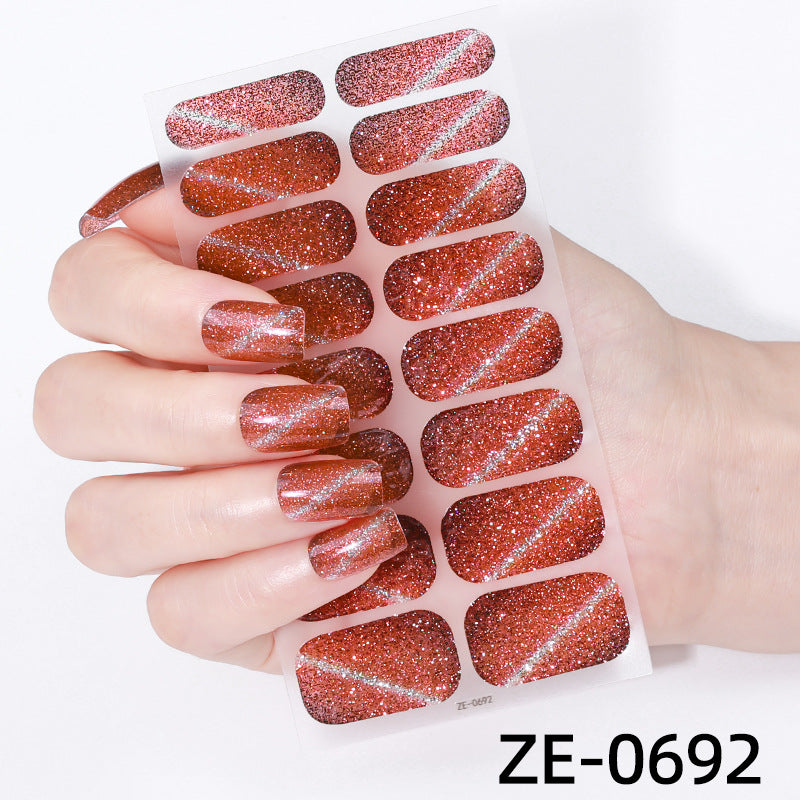 Glitter Gradient Nail Wraps