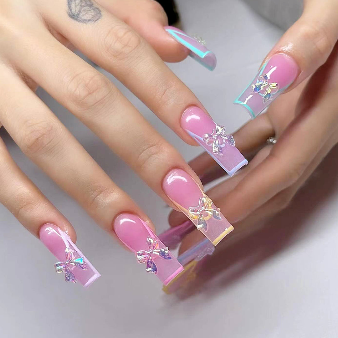 Creative and artistic nail art with butterfly accents Kalsten
