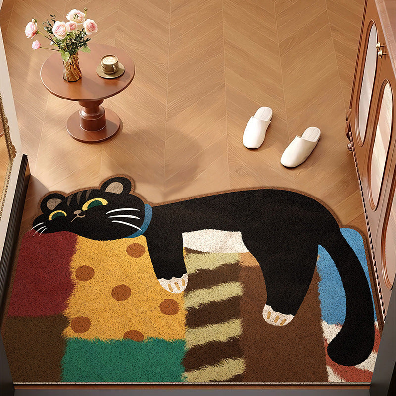 Playful Cat-Themed Area Rug