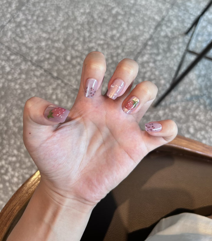 Artistic Floral Press-On Nails Kalsten 1787395011