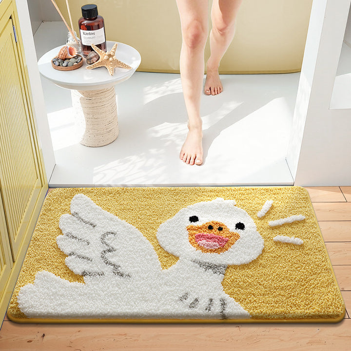 Turtle-Themed Plush Bath Mat Kalsten