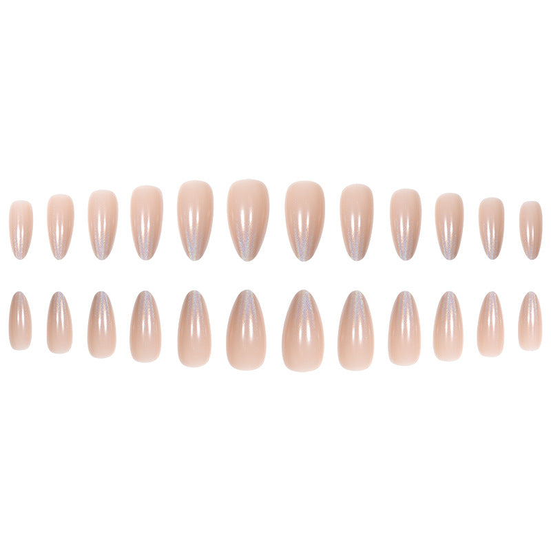 Glamorous Long Stiletto Press-On Nails with Holographic Finish Kalsten