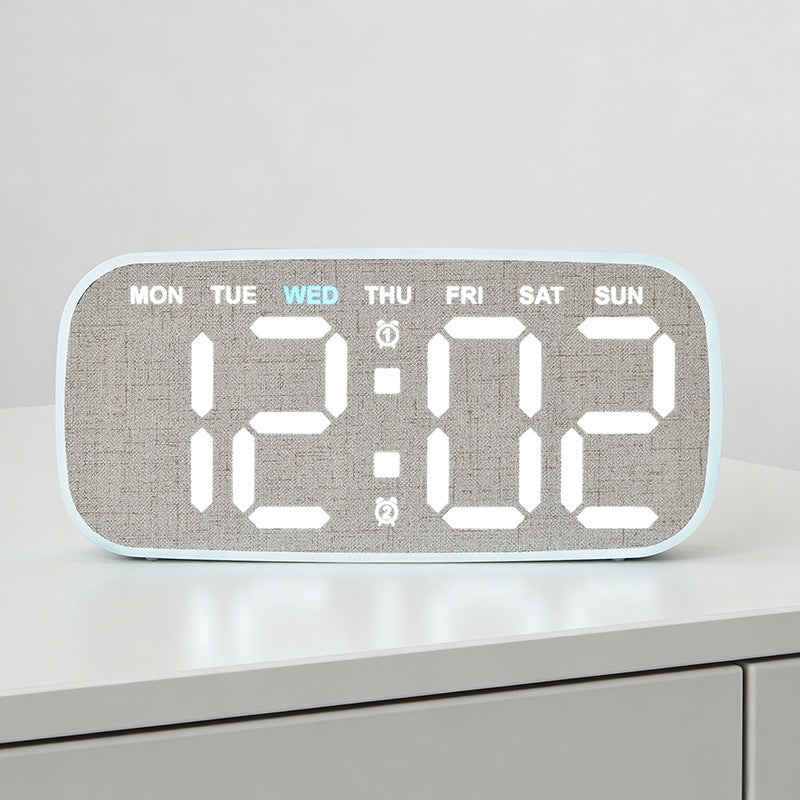 Digital Alarm Clock with Date and Day of the Week Display Kalsten